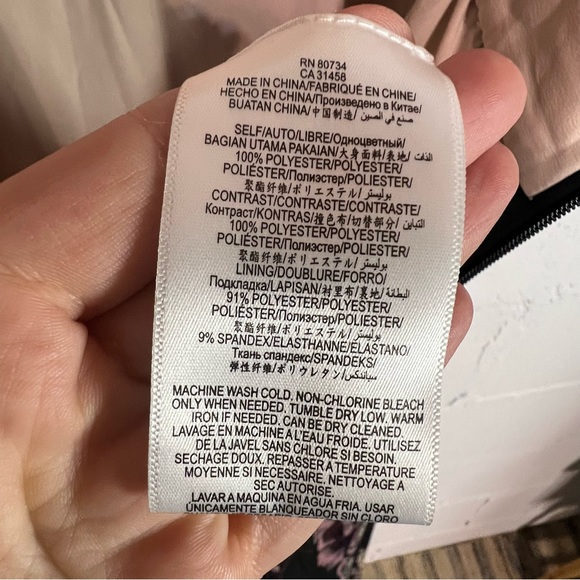 BCBG Maxazria Amber Strapless Floral Print Maxi Gown Dress- 12 - Picture 9 of 15